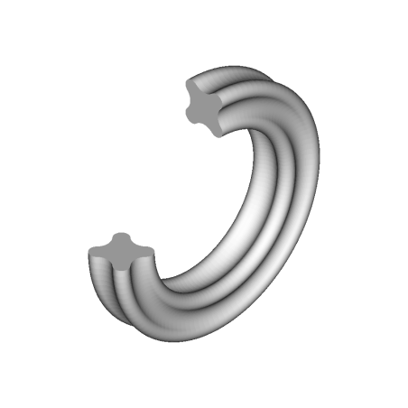 Junta XR-10 EPDM 70 6,35 (0.25")x